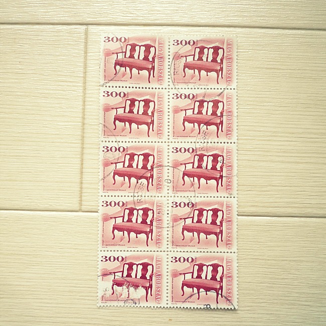 ハンガリーの切手（<br>椅子）