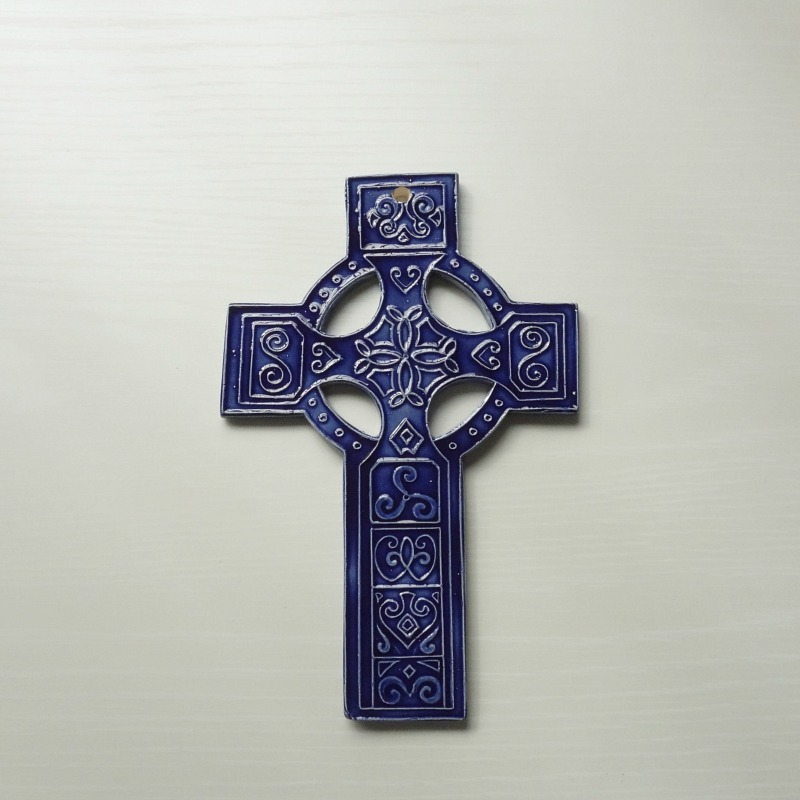 タイル製クロスの壁<br>飾り（ 青1）